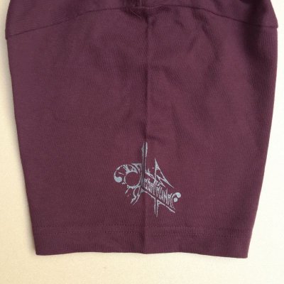 Photo4: HIDE THE OSPREY SPLASH SHIRT - BURGUNDY