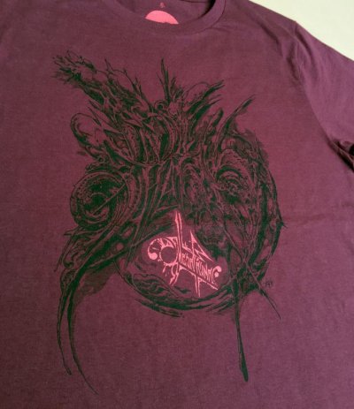 Photo2: ROSE SHARDS SAMPLE SHIRT - BURGUNDY