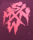 Photo2: TEST PRINT : SWMN x MEGAFAUNA SHIRT - BURGUNDY (2)