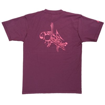 Photo5: SAMPLE : SWMN x MEGAFAUNA SHIRT - BURGUNDY