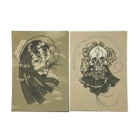 Wheat Face & Poppy Skull - Handbill