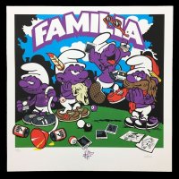 Familia Smurfs - Purple edition