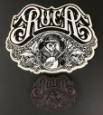 Photo1: RVCA : Owl belt buckle and sticker (1)