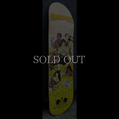 Photo1: Atmosphere : Paint The Nation Gold Tour Skateboard Deck