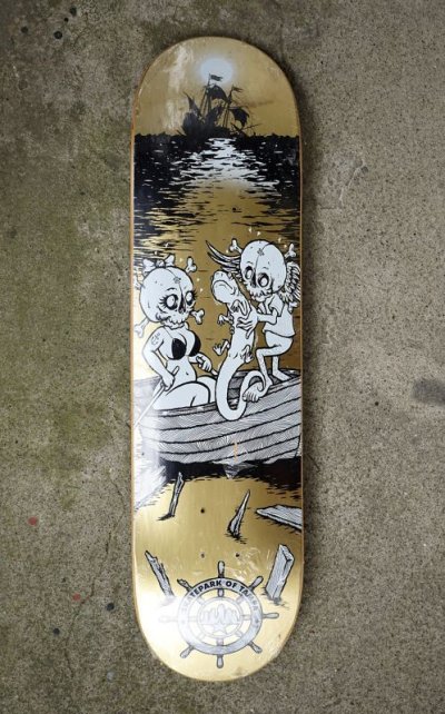 Photo1: SKATE PARK OF TAMPA - Castaway deck (Gold edition)