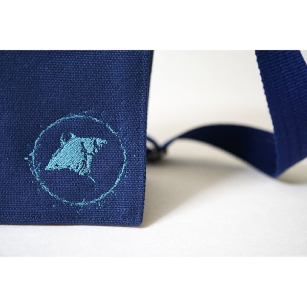 Photo3: OSPREY SPLASH NOTEBOOK BAG - SLATE BLUE x NAVY (3)